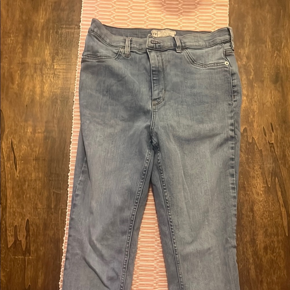 Free people Blue Straight Leg Jeans